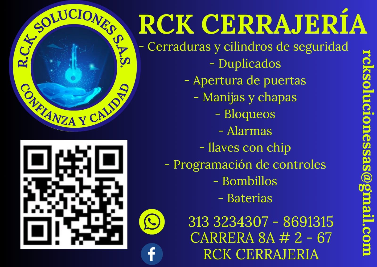 RCK Cerrajería tar