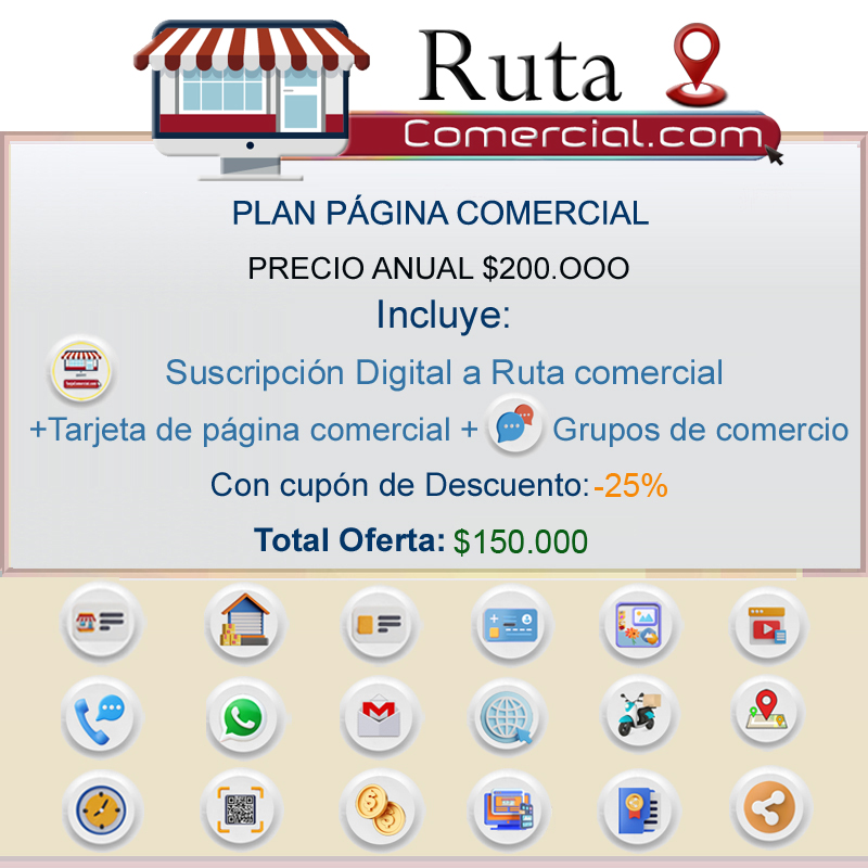 PLAN PÁGINA COMERCIAL 150 ruta