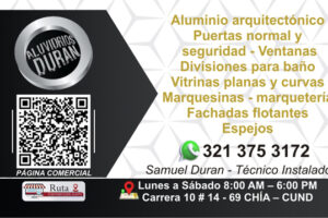 Aluvidrios duran